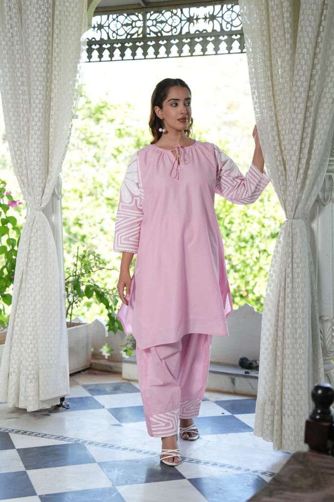 EWSCC-0003 Straight Salwar (M, BABY PINK)